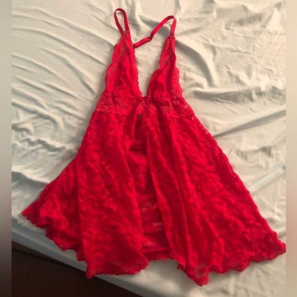 Victoria's Secret Other - VS Red Baby Doll Style Lingerie